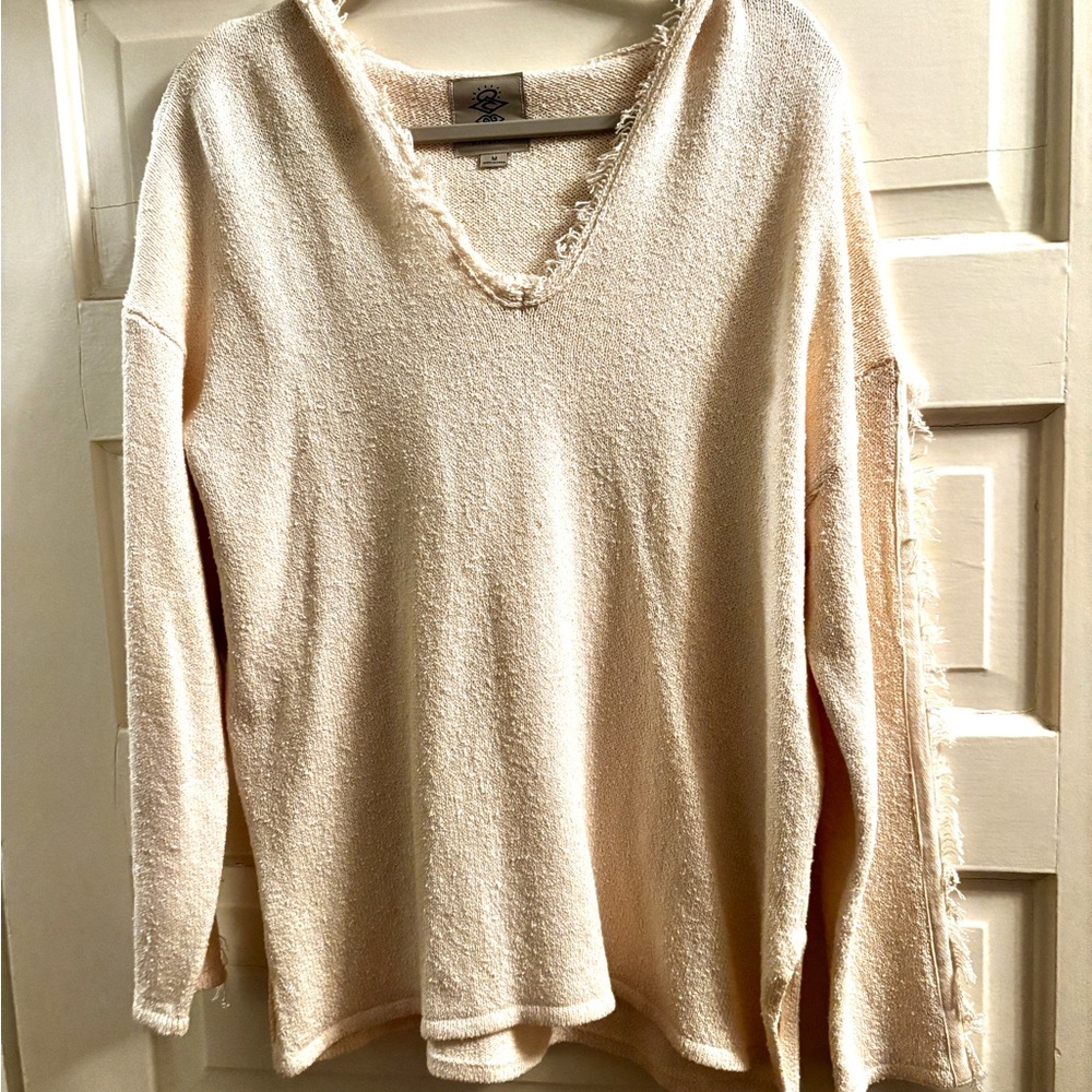 Rip Curl Women’s Cream V-Neck Sweater M